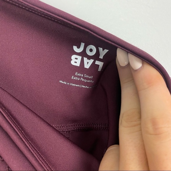 Joy Lab | Target Maroon 7/8 Length High Waisted Workout Leggings Size XS - Picture 6 of 7